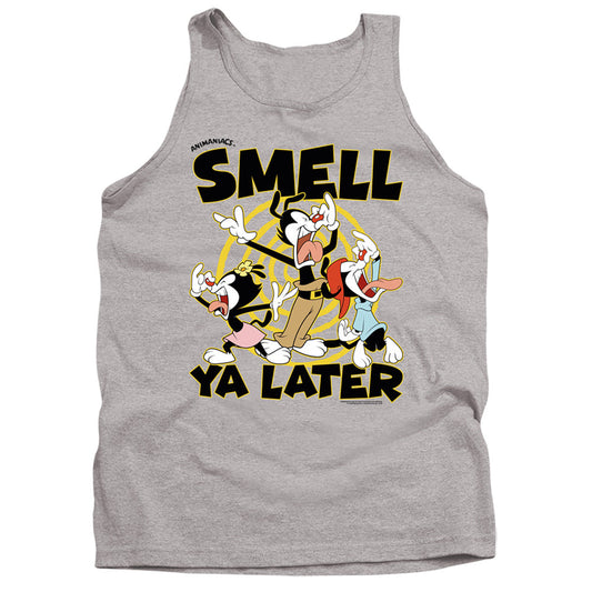 Animaniacs Ell Ya Later Mens Tank Top Shirt Athletic Heather - clothing by TeeHivey.com (Image 1)