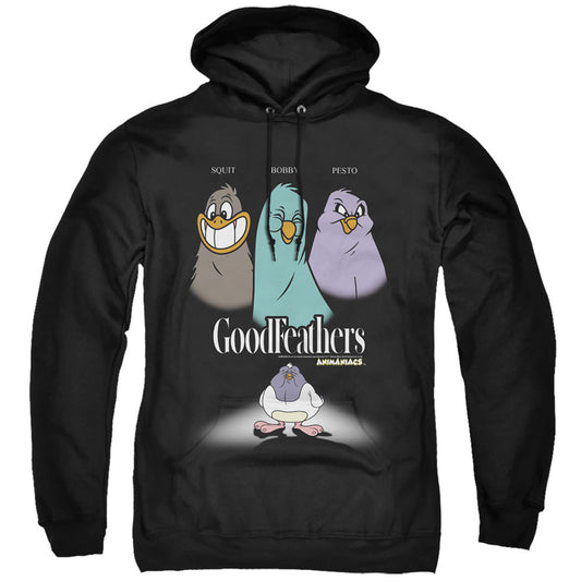 Animaniacs Goodfeathers Mens Hoodie Black - clothing by TeeHivey.com (Image 1)