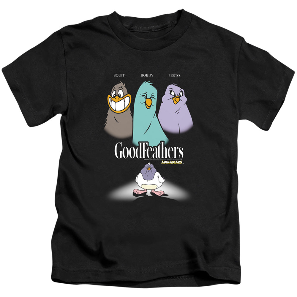 Animaniacs Goodfeathers Juvenile Kids Youth T Shirt Black - clothing by TeeHivey.com