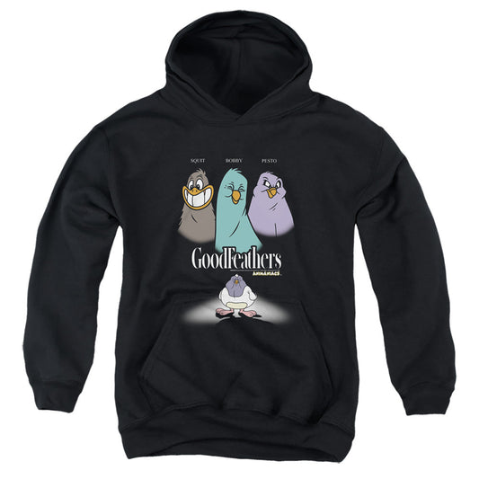 Animaniacs Goodfeathers Kids Youth Hoodie Black - clothing by TeeHivey.com