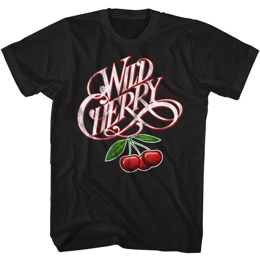 Wild Cherry - Logo & Cherries - Short Sleeve - Adult - T-Shirt - clothing by TeeHivey.com