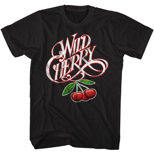 Wild Cherry - Logo & Cherries - Short Sleeve - Adult - T-Shirt - clothing by TeeHivey.com