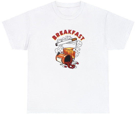 *NEW* Breakfast Whiskey Cigarette Tee