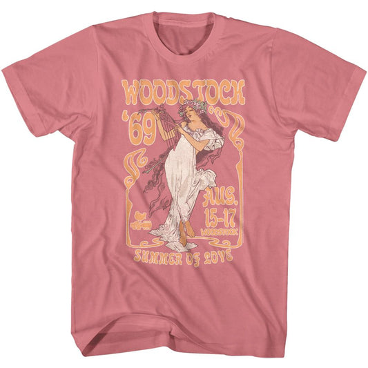 Woodstock - Flower Child - Short Sleeve - Adult - T-Shirt - clothing by TeeHivey.com