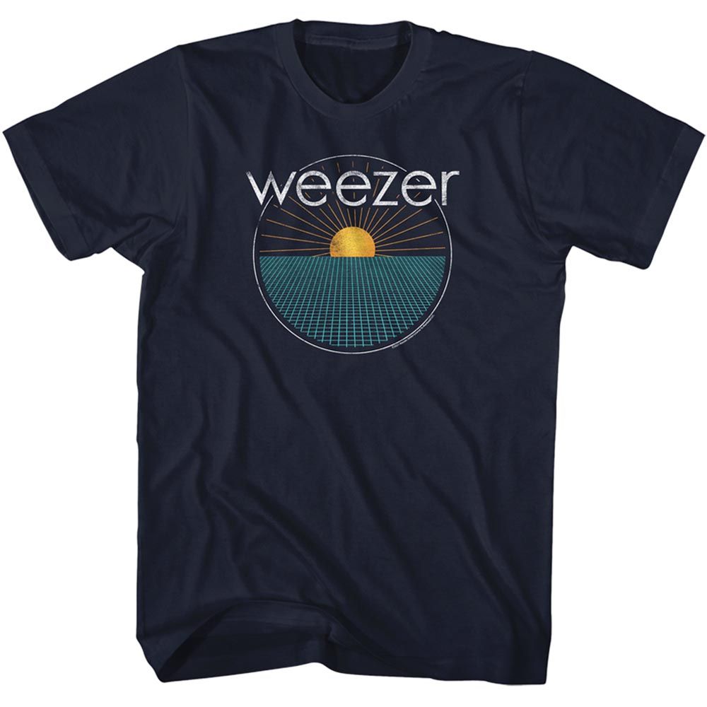 Weezer - Sun Rays - Short Sleeve - Adult - T-Shirt - clothing by TeeHivey.com