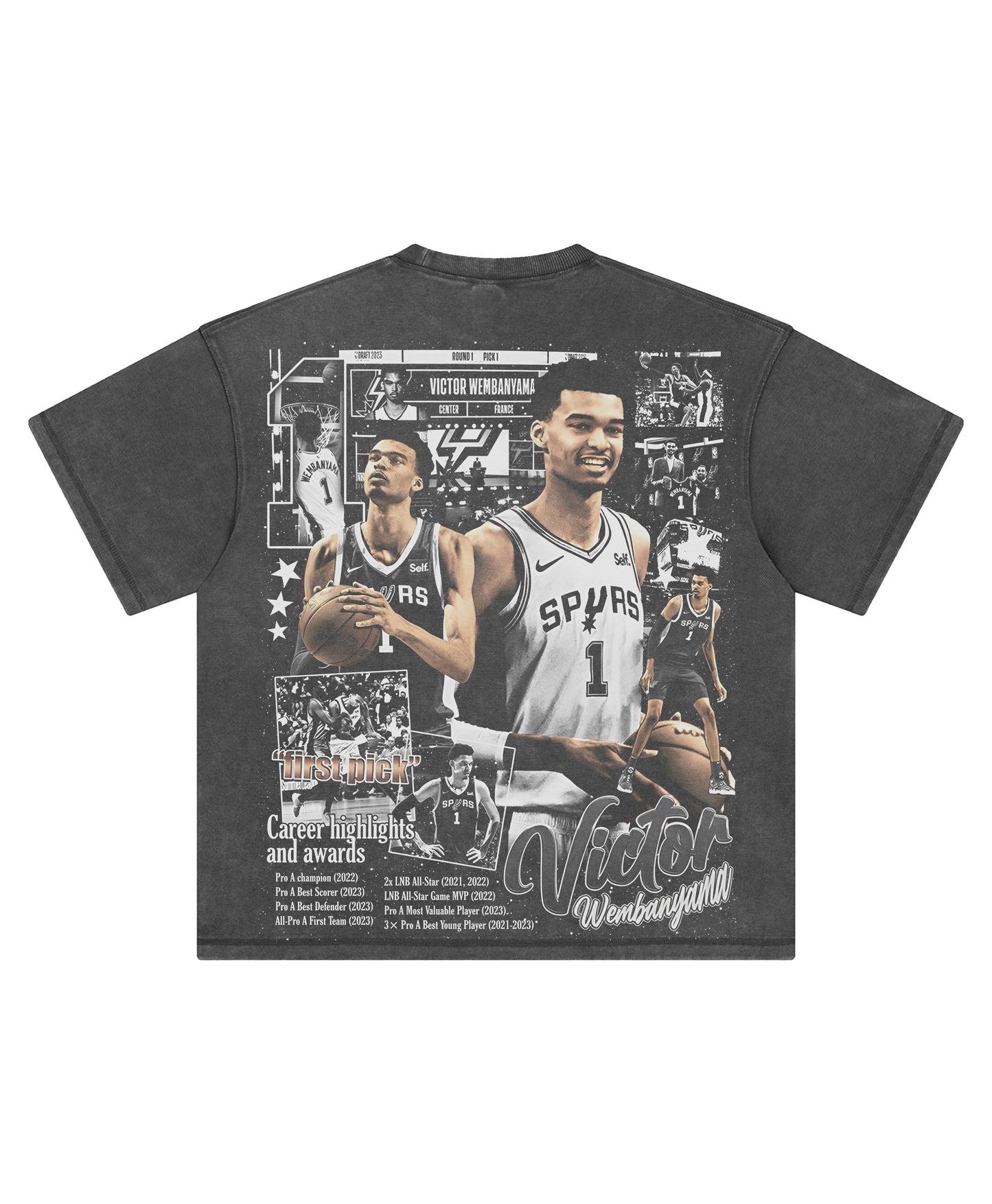 VICTOR WEMBANYAMA V2 TEE - clothing by TeeHivey.com (Image 3)