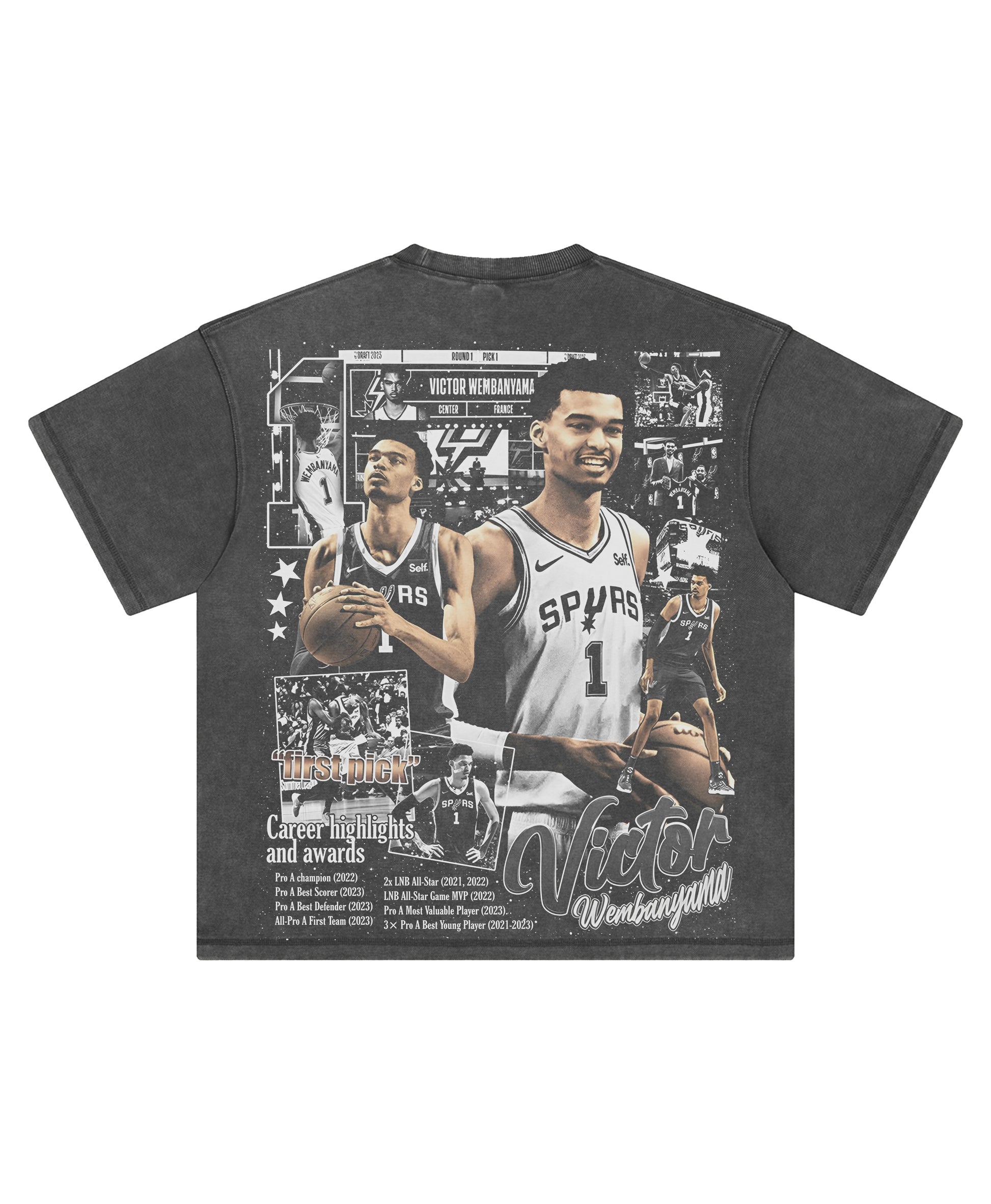 VICTOR WEMBANYAMA V2 TEE - clothing by TeeHivey.com (Image 3)