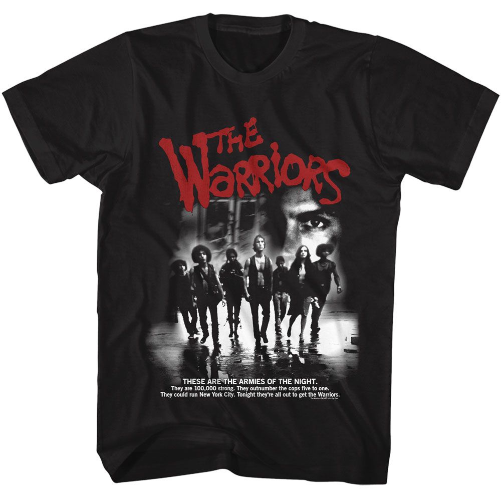 The Warriors - The Armies Of The Night - American Classics - Adult Short Sleeve T-Shirt Style001