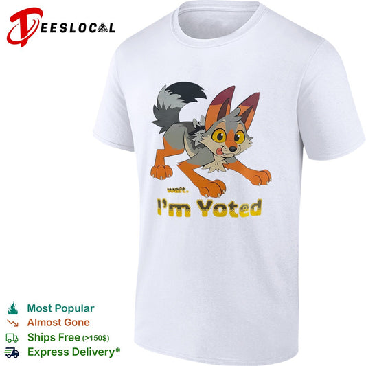 Wait I’m Voted Fox Character Furry shirt