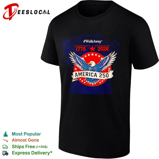 WalkAway America 250 1776 2026 Patriotic Eagle vintage shirt