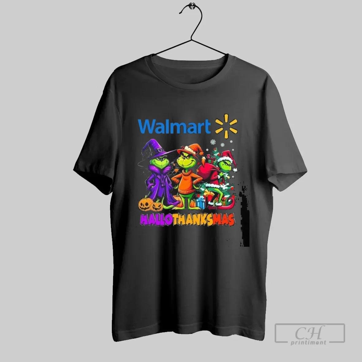 Walmart The Grinch Hallothanksmas 2025 - clothing by TeeHivey.com