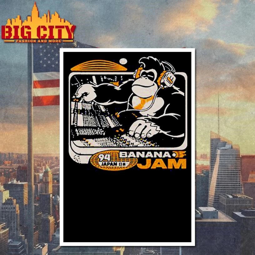 Wario64 donkey kong banana jam shirt