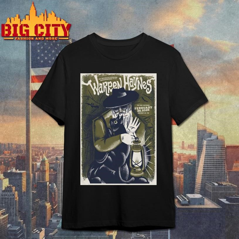Warren Haynes Grundy County CO TN Feb 26 2026 Poster Shirt