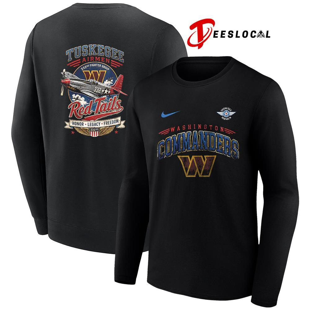Washington Commanders Tuskegee Airmen Red Tails honor legacy freedom shirt