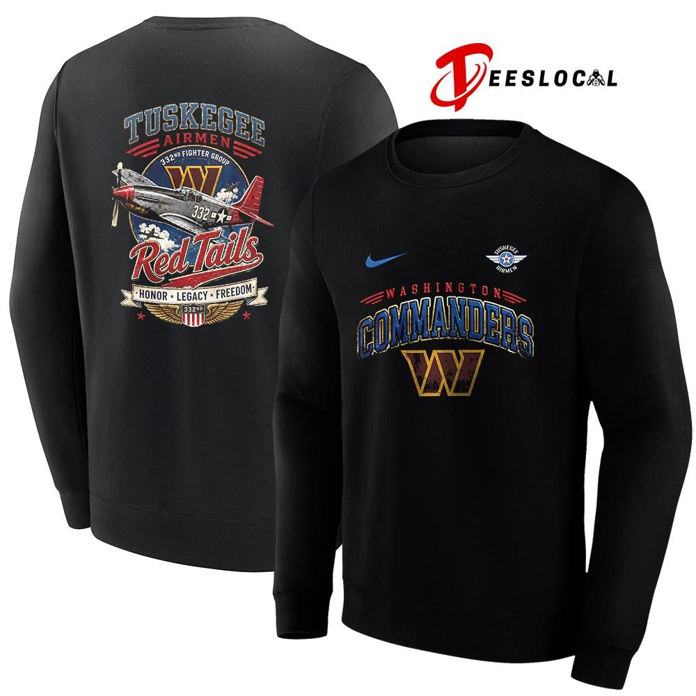 Washington Commanders Tuskegee Airmen Red Tails honor legacy freedom shirt