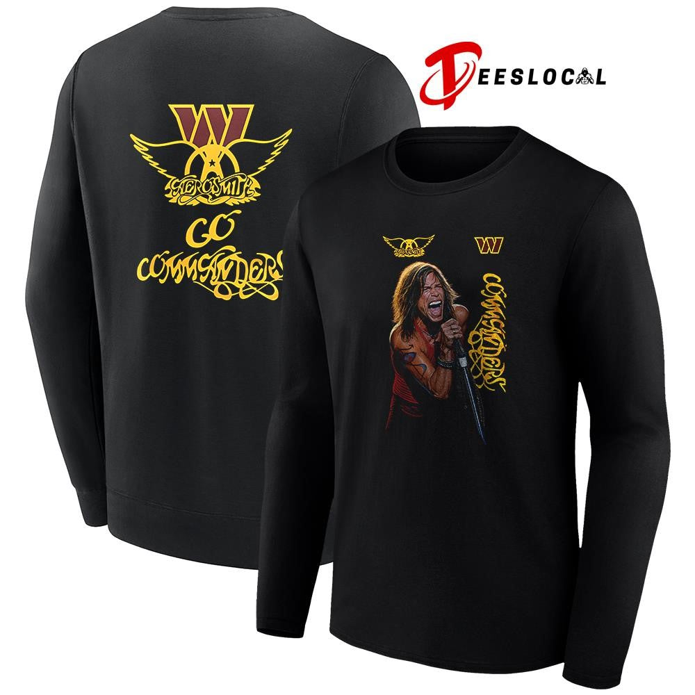 Washington Commanders x Aerosmith graphic shirt