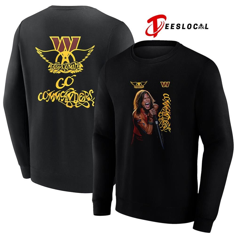 Washington Commanders x Aerosmith graphic shirt