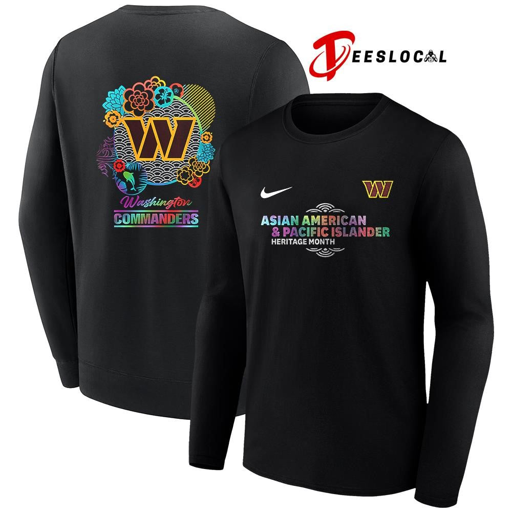 Washington Commanders x Asian American and Pacific Islander heritage logo shirt