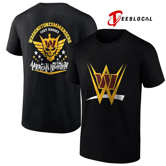 Washington Commanders x Cody Rhones American nightmare logo shirt