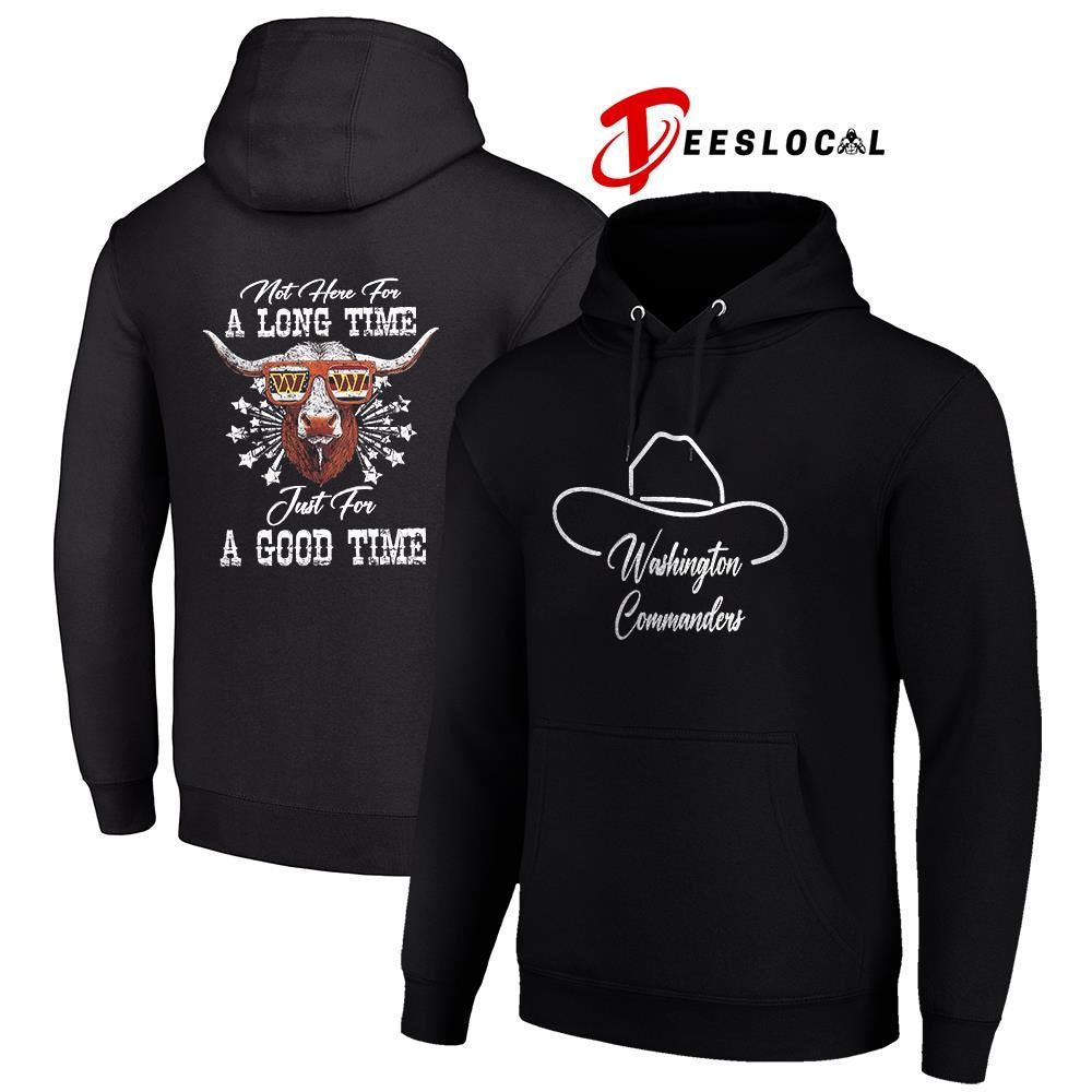 Washington Commanders x George Strait not here for a long time just for a good time shirt