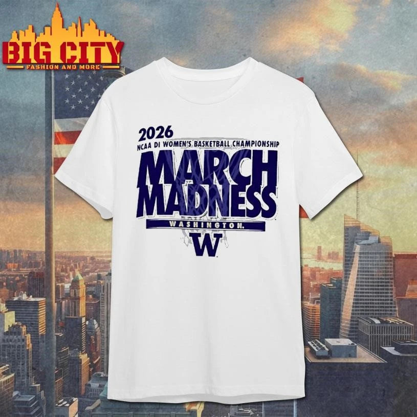 Washington Huskies Womens Basketball Ncaa Di Championship March Madness 2026 Shirt