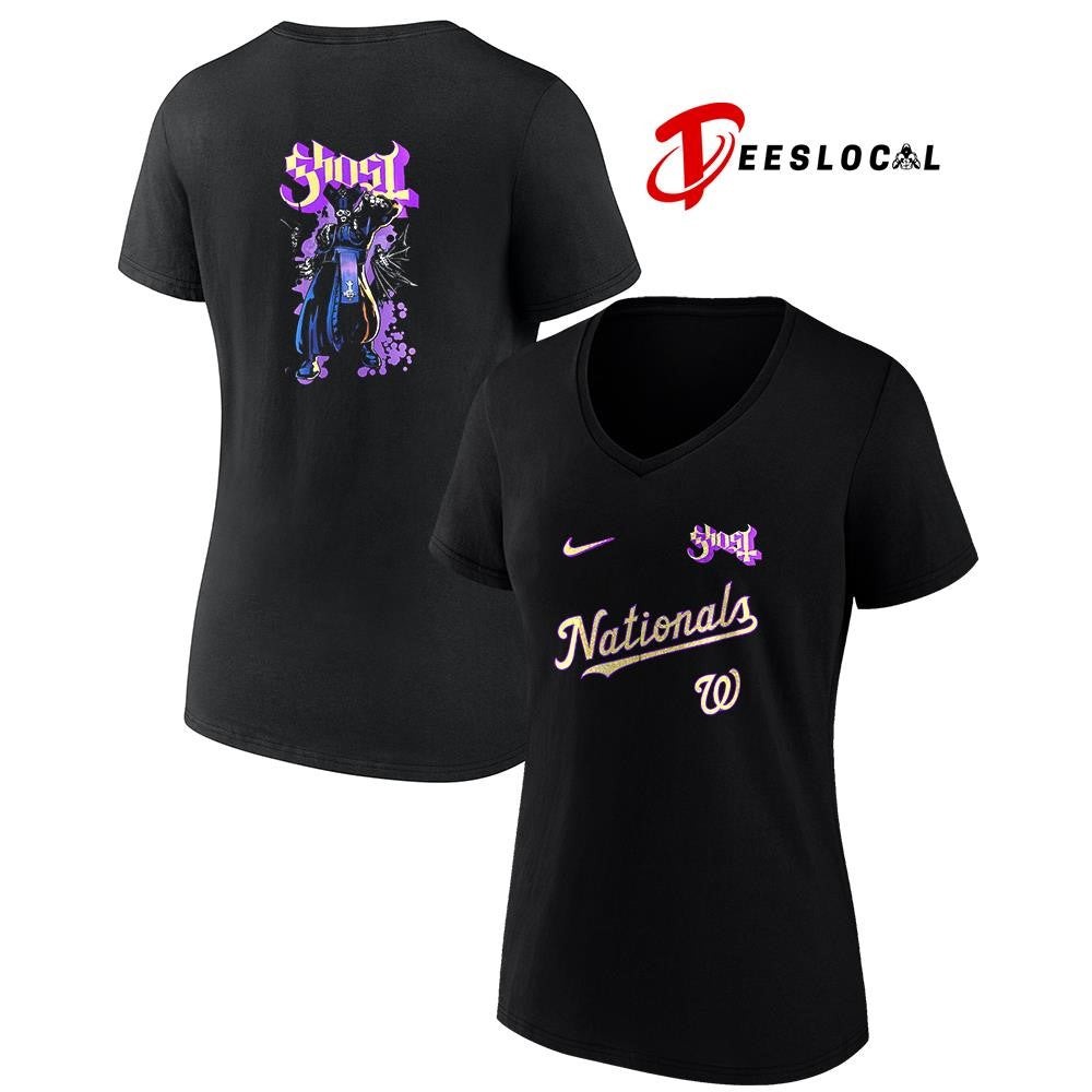 Washington Nationals MLB Ghost Band world tour art shirt