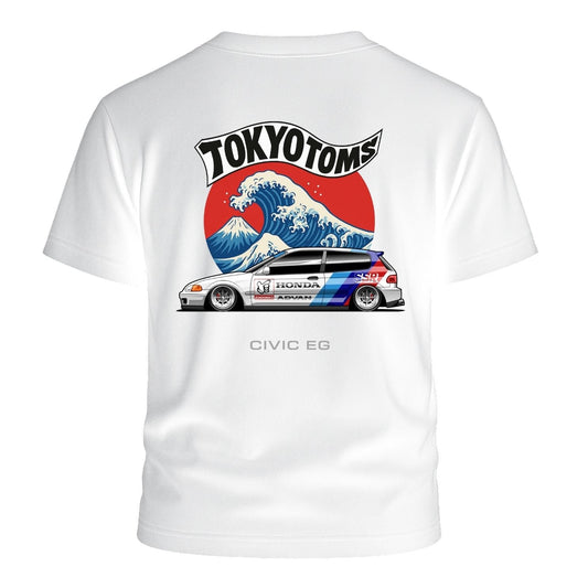Tokyo Toms Honda Civic EG Wave T-Shirt