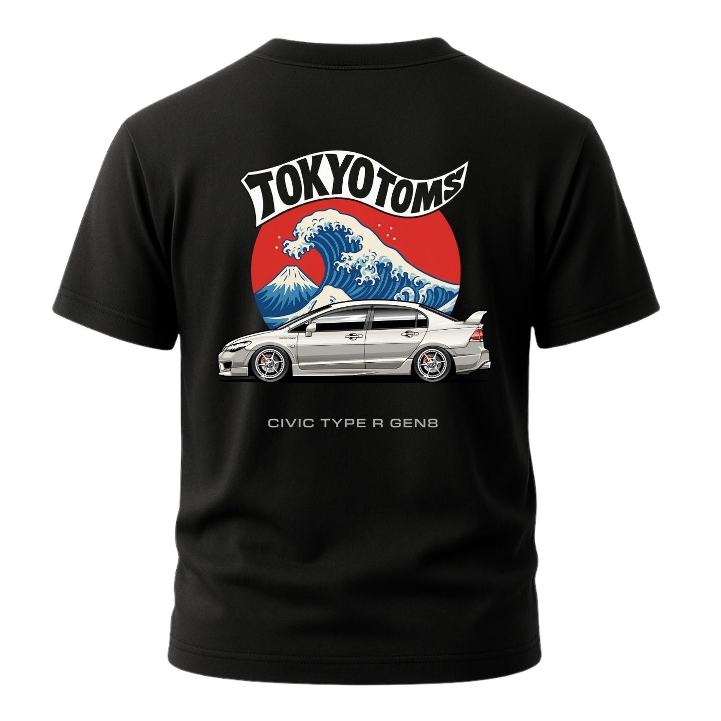 Tokyo Toms Honda Civic Gen 8 Wave T-Shirt