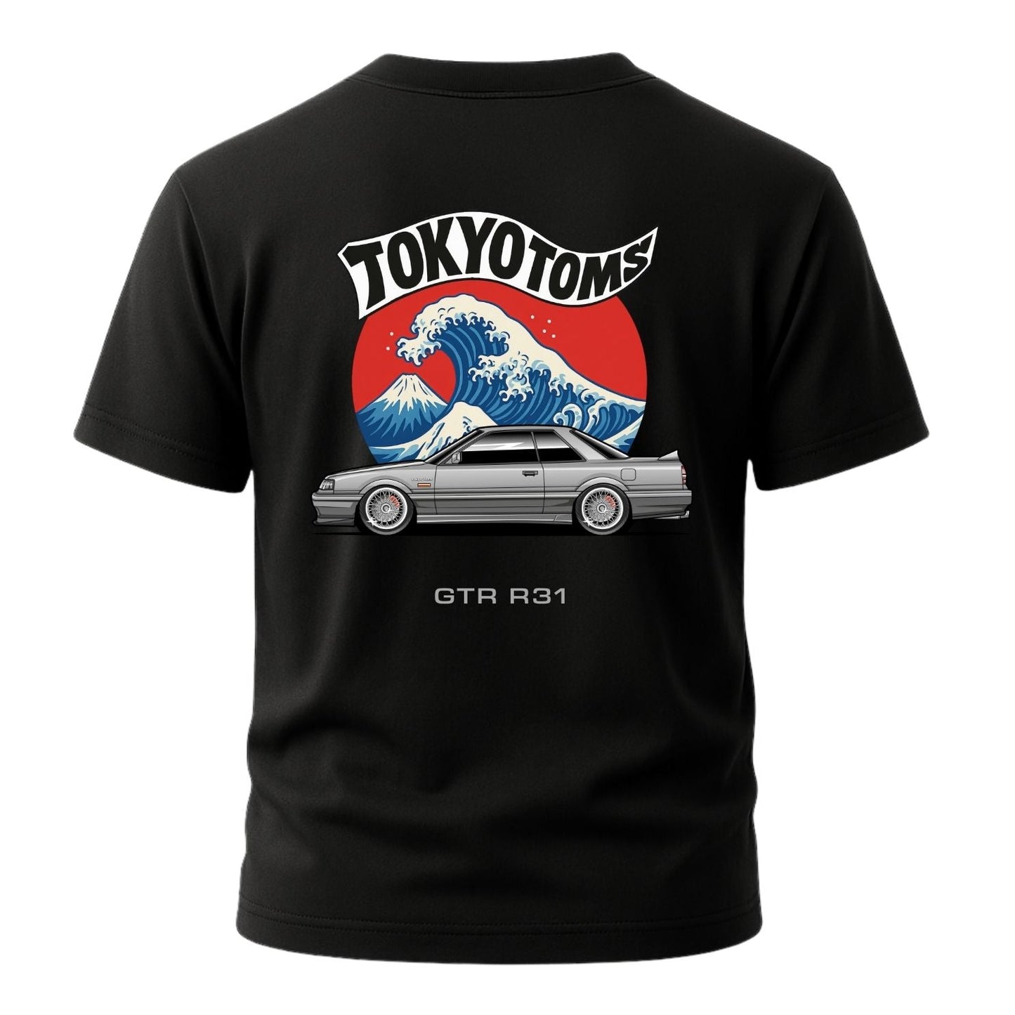 Tokyo Toms Nissan GTR R31 Wave T-Shirt
