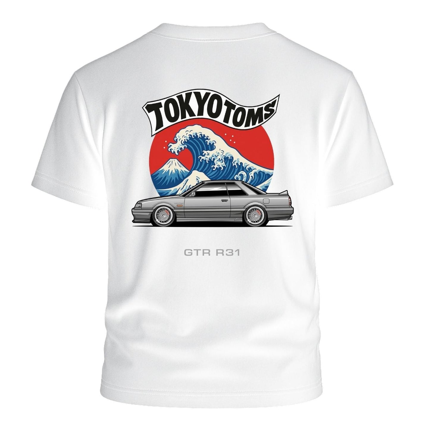 Tokyo Toms Nissan GTR R31 Wave T-Shirt