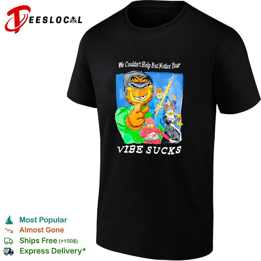 We couldn’t help but notice your vibe sucks orange cat shirt