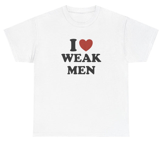 AAA I Love / Heart Weak Men T Shirt