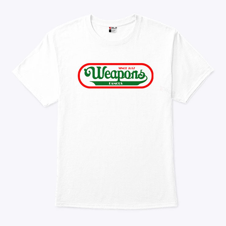 Weapons Movie Nathan’s Famous Hot Dog Logo Parody T Shirt