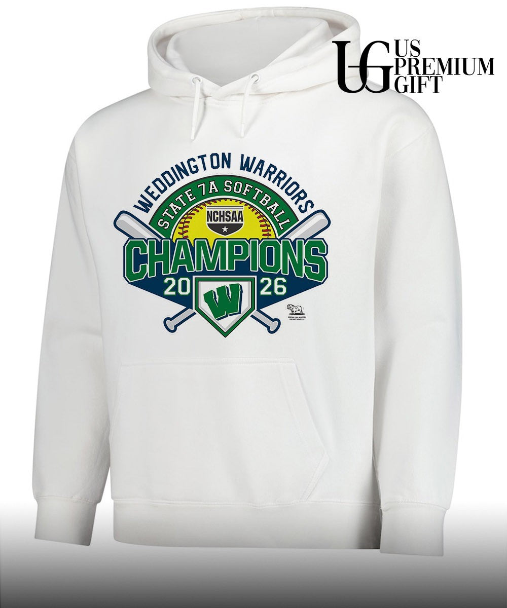 Weddington Warriors NCHSAA 7A Softball State Champions 2026 shirt