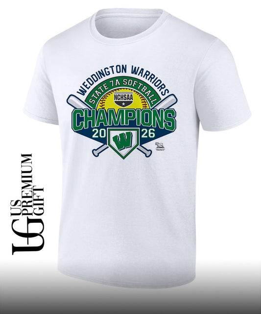Weddington Warriors NCHSAA 7A Softball State Champions 2026 shirt