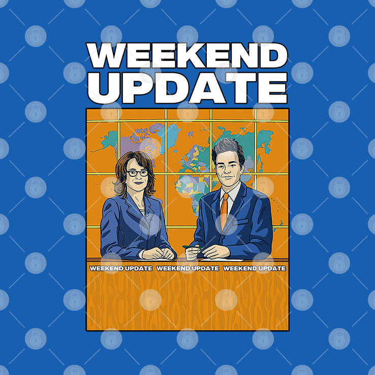 Weekend Update Saturday Night Live 50th Season T Shirt
