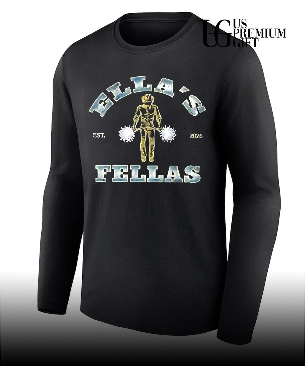 Weightlifter Cowboy Gym Workout Ella’s Est 2026 Fellas shirt