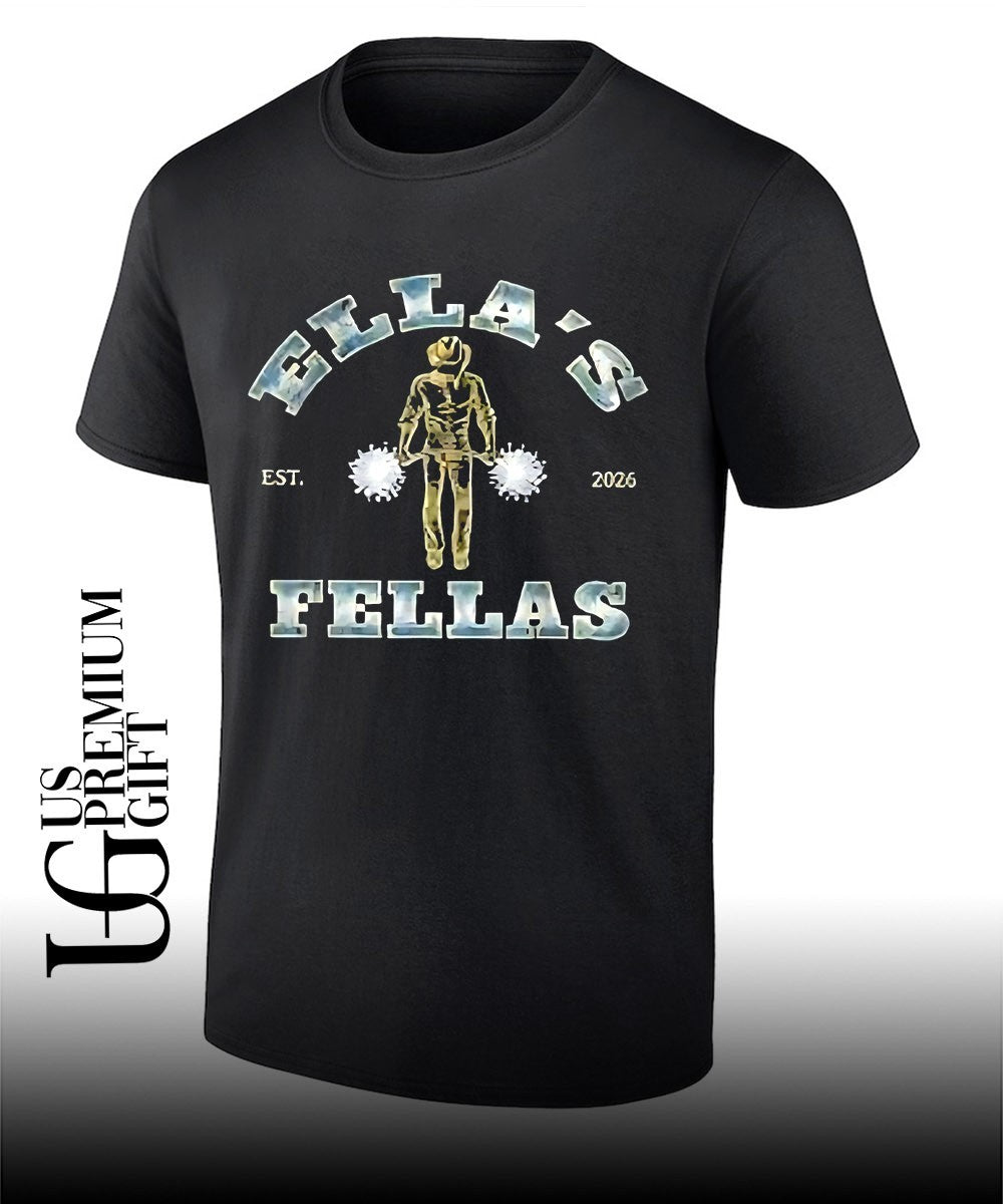 Weightlifter Cowboy Gym Workout Ella’s Est 2026 Fellas shirt