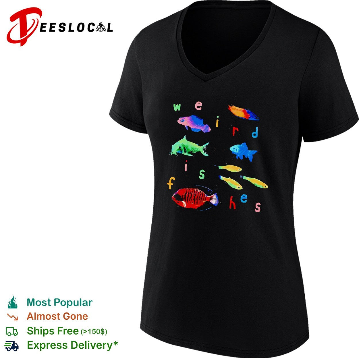 Weird fishes retro shirt