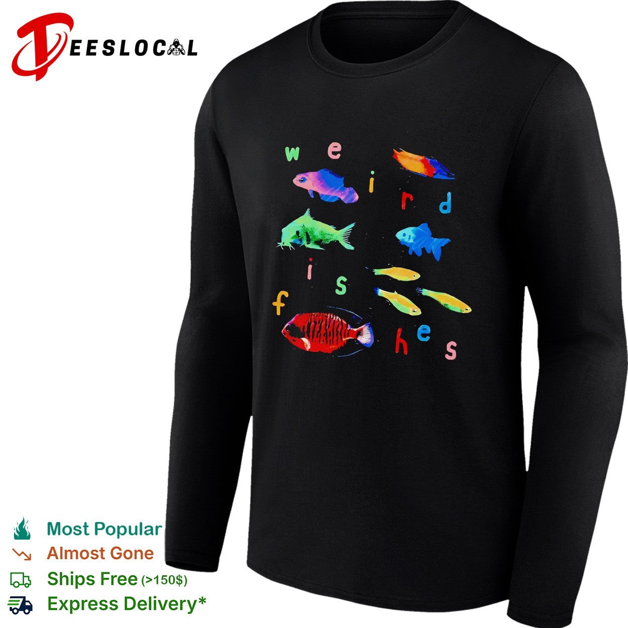 Weird fishes retro shirt