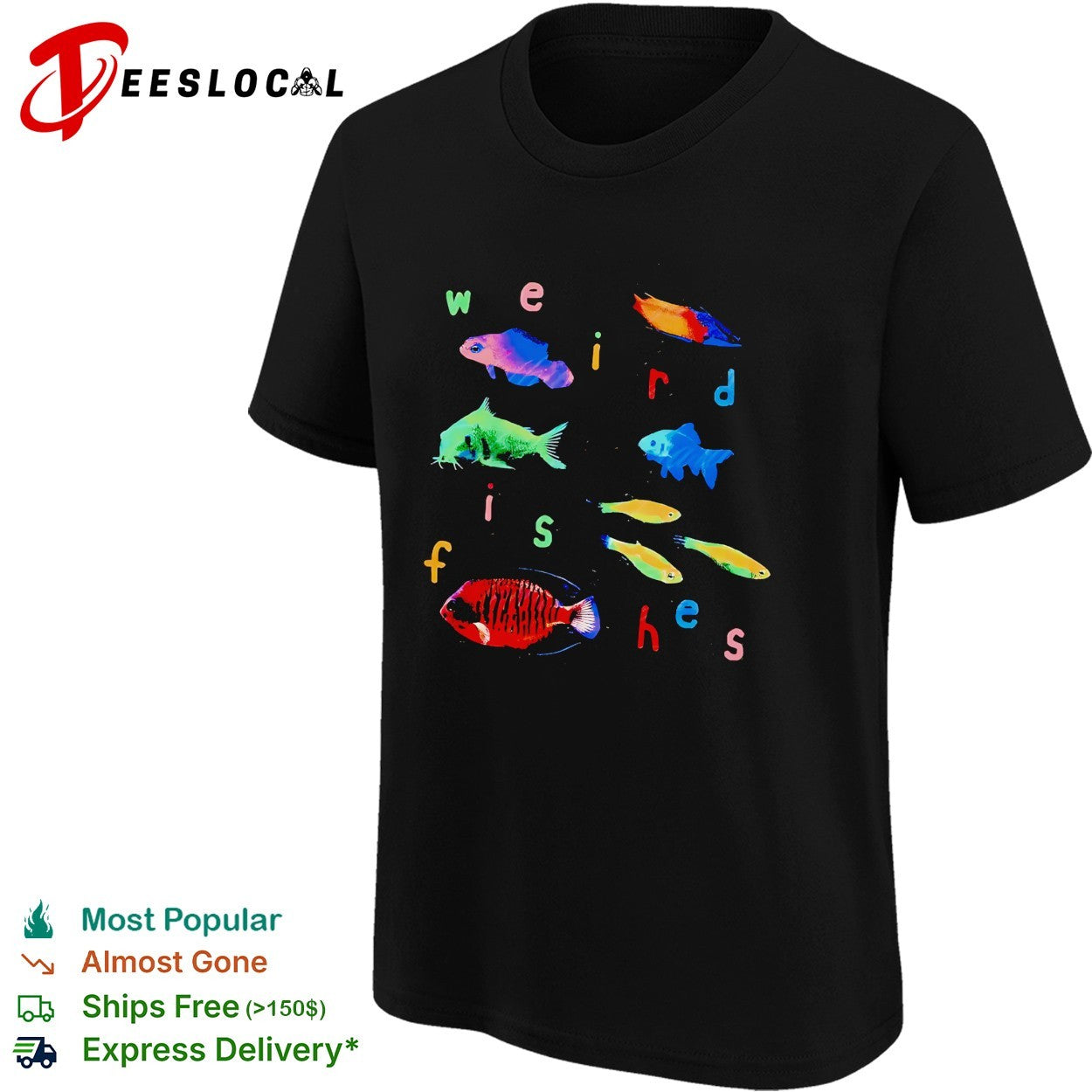 Weird fishes retro shirt