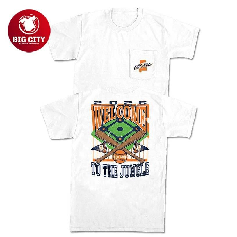 Welcome To The Jungle Baseball Old Row Two Sided Shirt