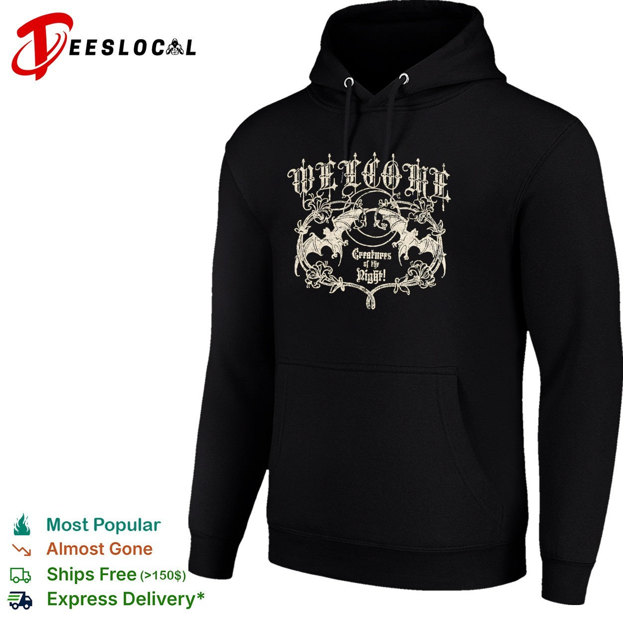 Welcome creatures of the night bats shirt