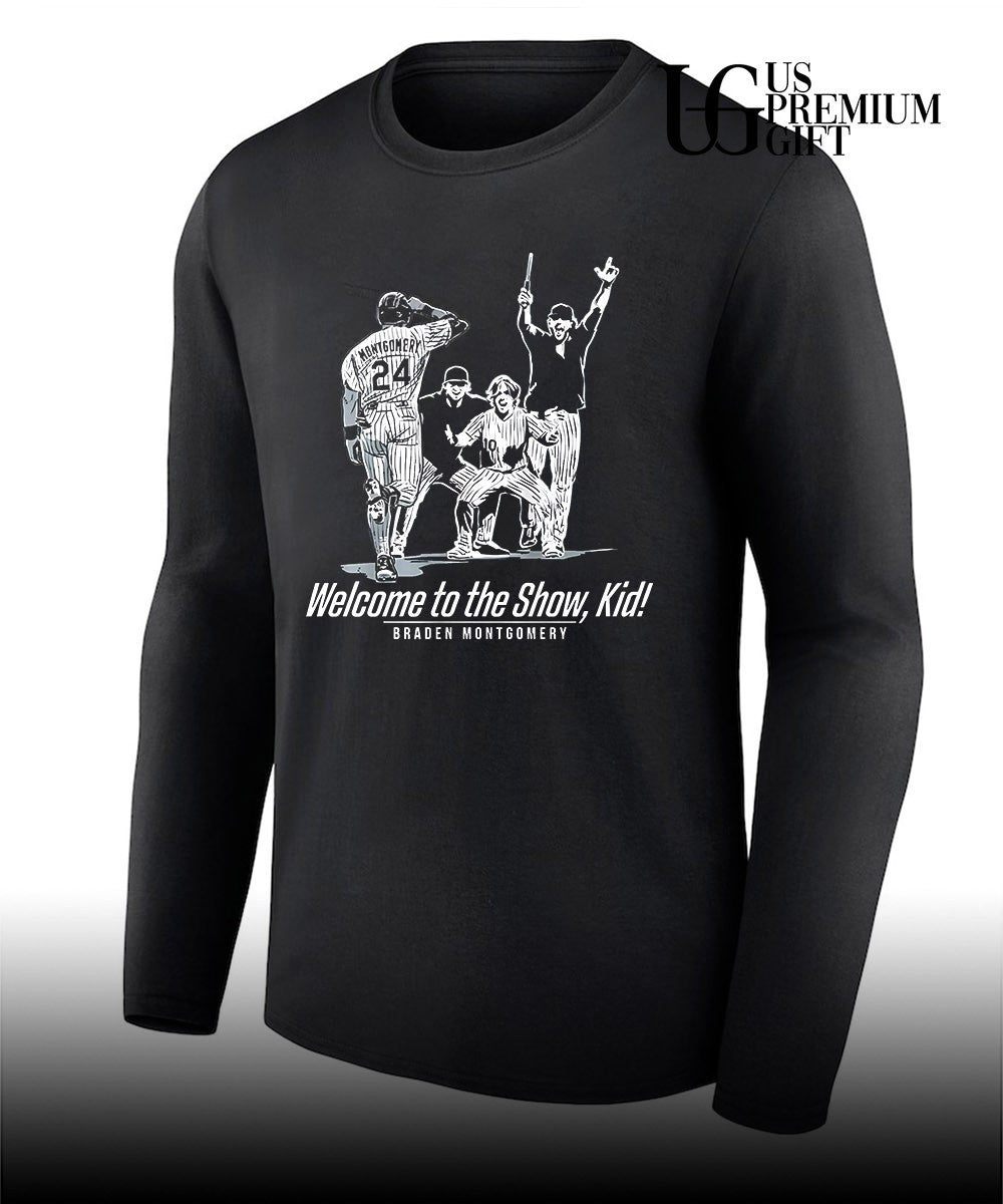 Welcome to the Show Kid Braden Montgomery Chicago White Sox Baseball shirt
