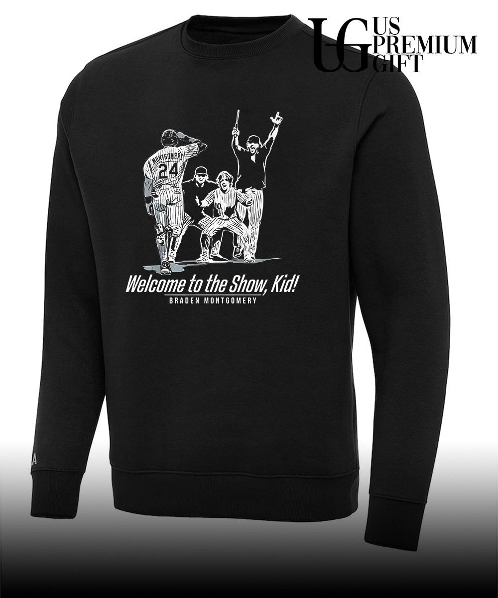 Welcome to the Show Kid Braden Montgomery Chicago White Sox Baseball shirt