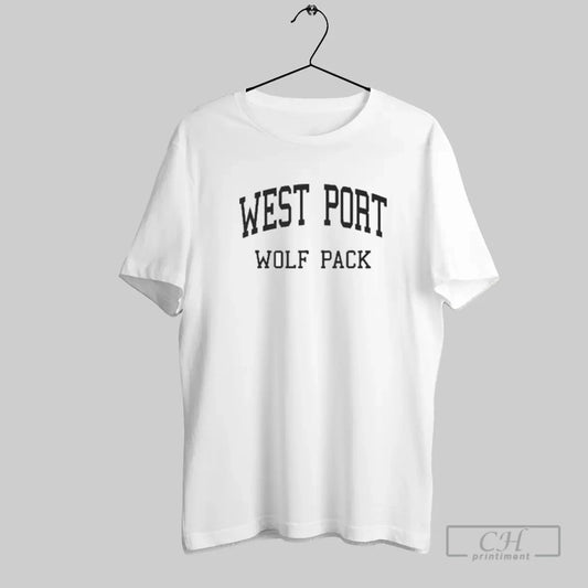 West Port High School Wolf Pack Hs Ocala Fl Retro - clothing by TeeHivey.com