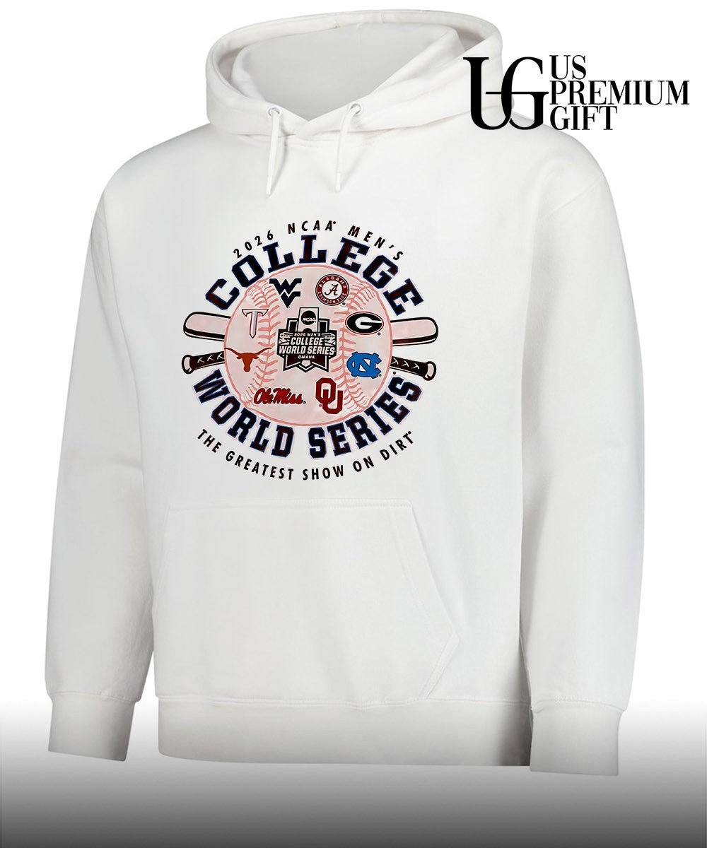 West Virginia Alabama Texas Georgia North Carolina Ole Miss Oklahoma 2026 NCAA Men’s College World Series shirt