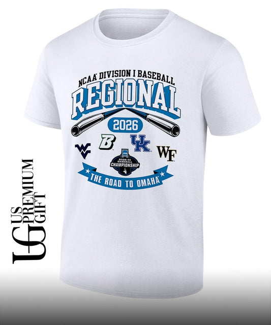West Virginia Baylor Kentucky Wake Forest 2026 DI Baseball Championship Road to Omaha shirt