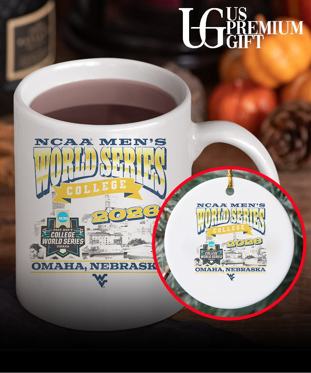 West Virginia Mountaineers 2026 NCAA Men’s baseball world series college skyline T-shirt