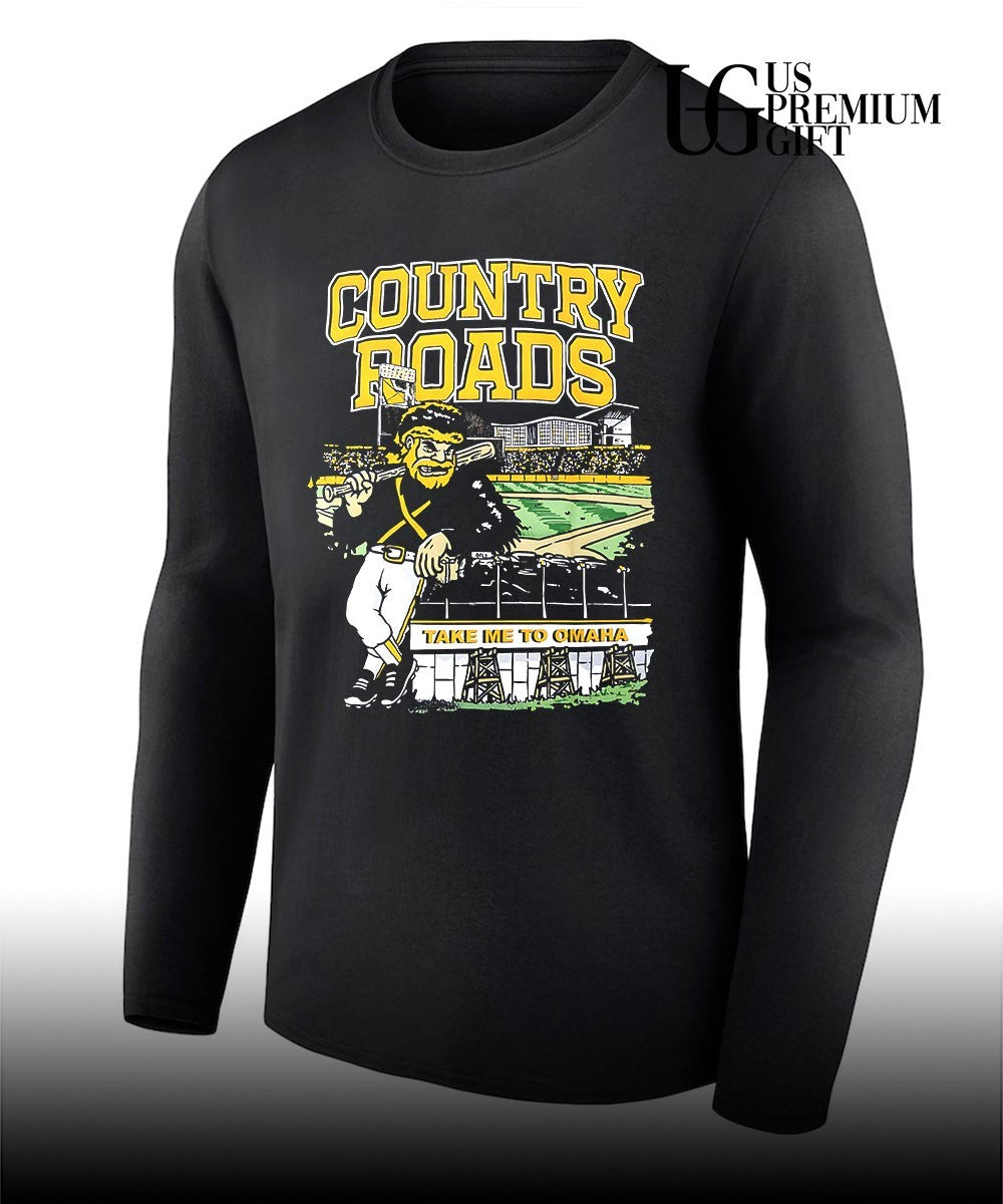 West Virginia Mountaineers Baseball NCAA Country Roads Take Me to Omaha 2026 mascot shirt